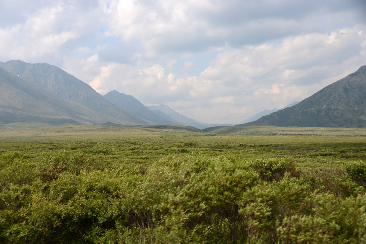 16B Looking Up The Valley Between Mount Adney And Mount Auston In Tombstone Park Yukon